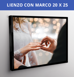 Lienzo con Marco 20x25 cms (8x10in)
