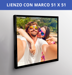 Lienzo con Marco 51x51 cms (20x20in)