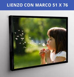 Lienzo con Marco 51x76 cms