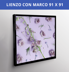 Lienzo con Marco 91x91 cms