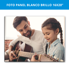 Foto Panel Blanco Brillo 16x20in (41x51cm)