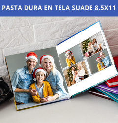 Fotolibro Duro en Tela Suade 8.5x11 (21.5x28cm)