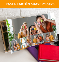 Fotolibro Pasta Cartón Suave Pers. 21.5x28 cm